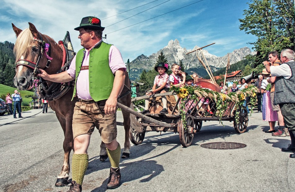 Bauernherbst Umzug in Filzmoos © TVB Filzmoos/Coen Weesjes