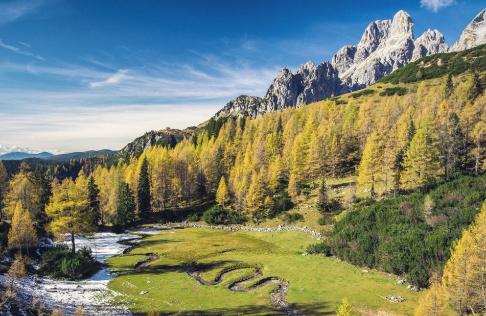 Landschaftsfoto von Filzmoos im Herbst © Tourismusinformation Filzmoos/Coen Weesjes