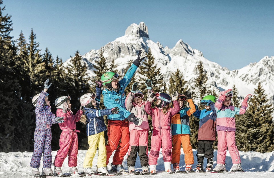 Spaß beim Skifahren lernen